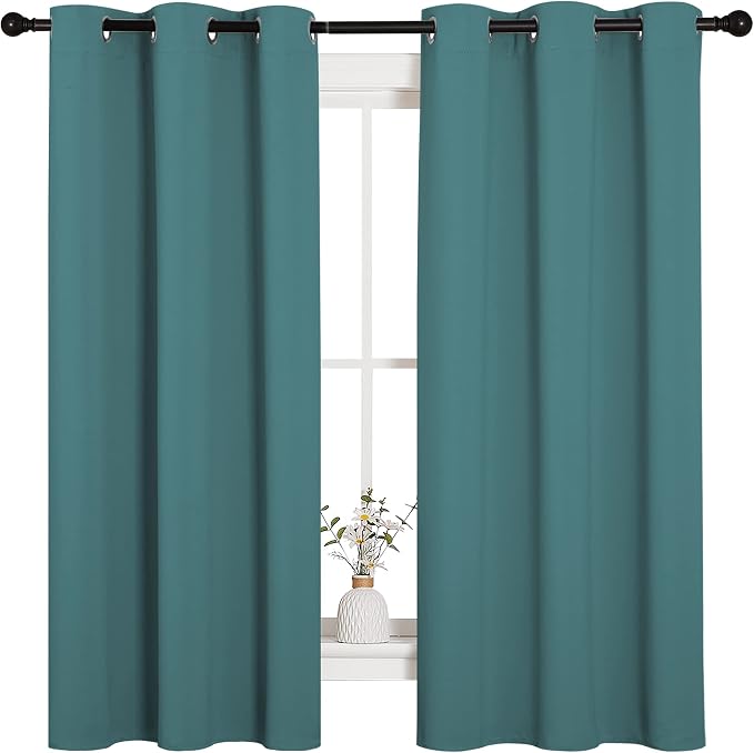 NICETOWN Thermal Insulated Solid Grommet Blackout Curtains/Drapes/Panels - Image 2