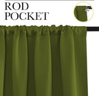 NICETOWN Blackout Curtains for Living Curtains, 2 Panels, 29 by 30, Room - Image 2