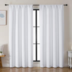 Simplebrand Ava Pure White Curtains by Simplebrand