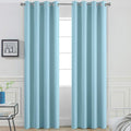 Yakamok Blackout Curtains for Bedroom, Thermal Insulated Grommet Top Drapes for by Yakamok
