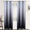 SimpleHome Gradient Color Ombre Blackout Curtains Thickening Polyester Thermal by SimpleHome