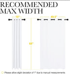 NICETOWN Draperies Curtains Panels, Blocking Out 50% Sunlight Window Treatment - Image 6