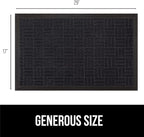 GORILLA GRIP 100% Waterproof All-Season WeatherMAX Doormat US Designed Natural - Image 2