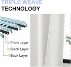 Simplebrand Ava Light Beige Light Filtering Curtains - Image 5