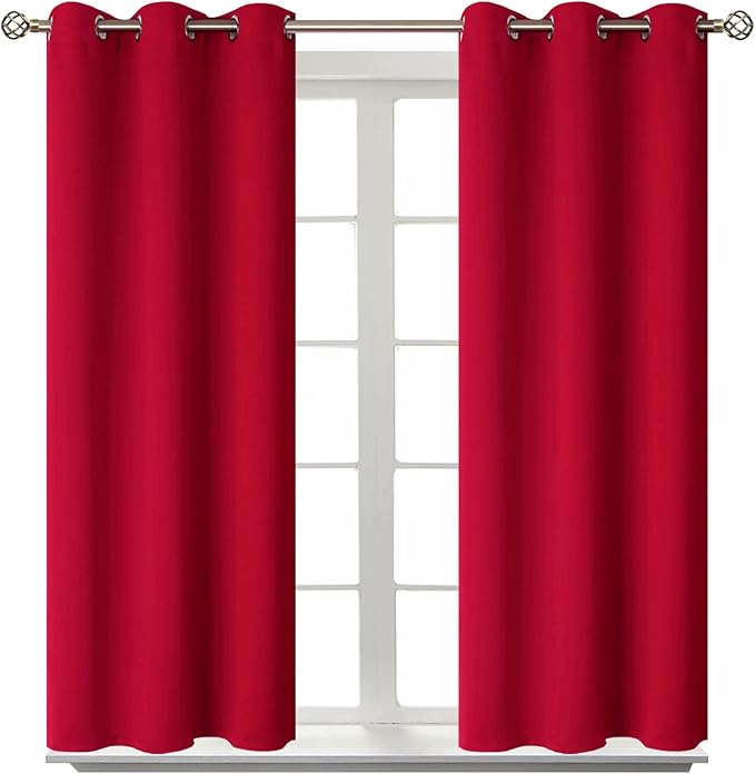 BGment Room Darkening Curtains 45 Inches Long by BGment