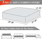 Couch Cushion Covers Seat Cushion Cover Stretch Couch Cover Separate Sectional - Image 6