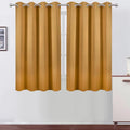 LEMOMO Mustard Yellow Thermal Blackout Curtains/52 x 54 Inch/Set of 2 Panels by Lemomo
