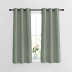 NICETOWN Blackout Sage Green Curtains 54 inches Long 2 Panels Set by NICETOWN