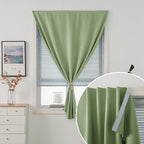Magic Tape Blackout Curtains for Bedroom No Drillng Self Adhesive Curtains No - Image 2