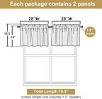 Lecloud Leia White Sheer Valances - Image 3