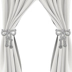 4 Pcs Hand Woven Curtain Tiebacks No Drilling by Apipi