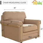 Easy-Going Chair Sofa Slipcover Reversible Sofa Cover Water Resistant Couch - Image 7