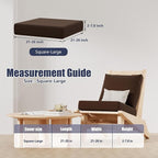 8Pcs Stretch Patio Cushion Covers, Outdoor Couch & Sofa Replacement Slipcovers - Image 2