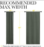 NICETOWN Bedroom Curtains Blackout Draperies - Image 7