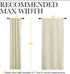 NICETOWN Kitchen Curtains, Short Blackout Curtains & Drapes, Small Window - Image 7