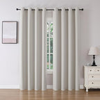 Joydeco Blackout Curtains 84 Inch Length 2 Panels Set, Thermal Insulated Long by JOYDECO