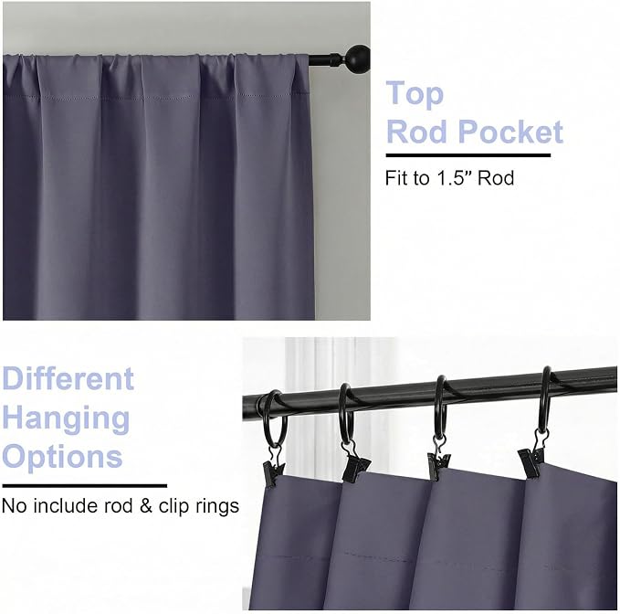 Simplebrand Blackout Extra 10ft Curtains - Image 4