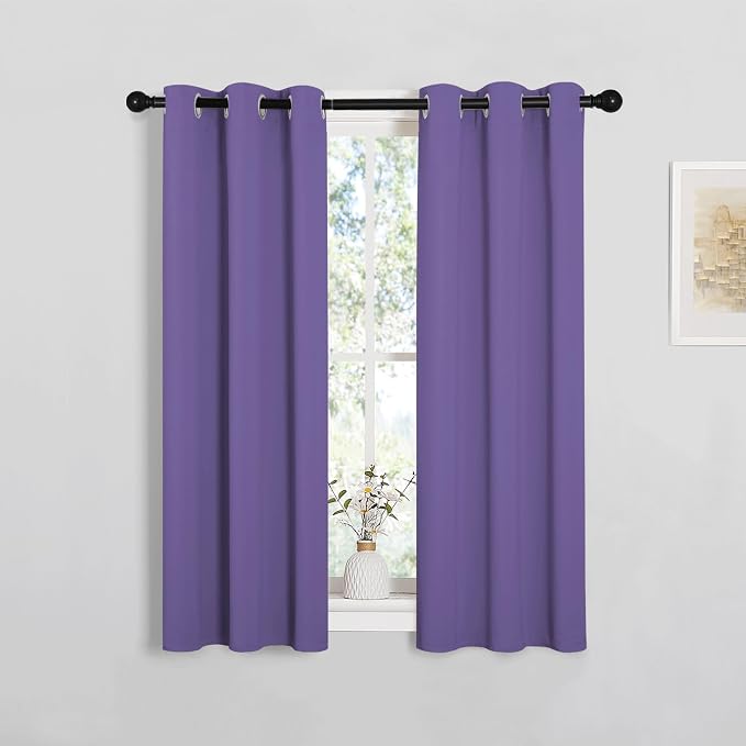 NICETOWN Window Curtain Panels, Thermal Insulated Solid Grommet Blackout by NICETOWN