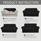 Easy-Going Stretch Chair Sofa Slipcover 1-Piece Couch Sofa Cover Furniture - Image 6