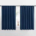 NICETOWN Blackout Curtains for Bedroom, Moroccan Blue, 1 Pair, 62 by 63-inch by NICETOWN