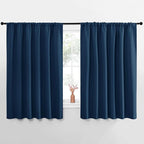 NICETOWN Blackout Curtains for Bedroom, Moroccan Blue, 1 Pair, 70 by 63-inch by NICETOWN