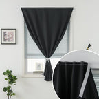 Adhesive Blackout Curtains- Self Stick Shades Window Blinds Curtains No Rod - Image 2