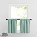 RYB HOME Cafe Blackout Curtains 24 inch Length, RV Curtains by RYBHOME