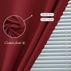 Self Adhesive Curtains, Stick Curtain Blackout Shades Window Cover Curtains - Image 6