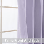 Yakamok Light Blocking Room Darkening Thermal Curtains - Image 3