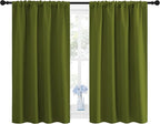 NICETOWN Window Curtains Blackout Drapes, Thermal Insulated Solid Rod Pocket - Image 2