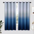 SimpleHome Ombre Curtains 52 x 63 Inch by SimpleHome