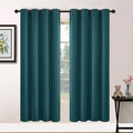 Yakamok Blackout Curtains for Bedroom 2 Panels Set 72 Inch Length Thermal by Yakamok