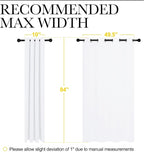 NICETOWN 100% Blackout Window Curtain Panels, Cold and Full Light Blocking - Image 4