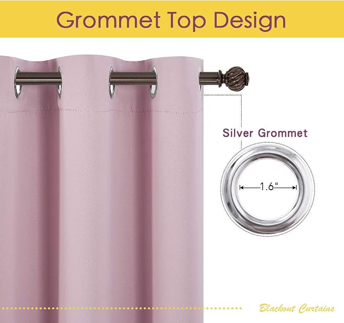 NICETOWN Room Darkening Curtains - Image 2