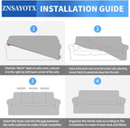 ZNSAYOTX 1 Piece Jacquard Couch Covers - Image 7