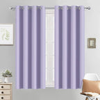 Yakamok Room Darkening Grommet Window Drapes Thermal Insulated Light Blocking by Yakamok