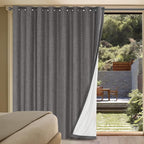 H.VERSAILTEX Linen Blackout Curtains Durable Thick Textured Linen Look 100% by HVERSAILTEX