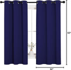 NICETOWN All Season Thermal Insulated Solid Grommet Top Blackout - Image 9