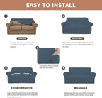Easy-Going 100% Waterproof Couch Cover, Dual Waterproof Sofa Cover, Stretch - Image 5