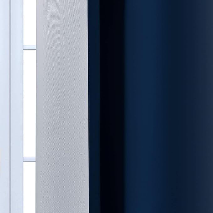 Yakamok Room Darkening Ombre Curtains, Thermal Insulated Grommet Window Drapes - Image 5