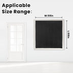 Adhesive Blackout Curtains- Self Stick Shades Window Blinds Curtains No Rod - Image 7