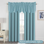 H.VERSAILTEX 2 Panels Blackout Curtain Valances - Image 2