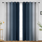 SimpleHome Ombre Room Darkening Curtains - Image 2