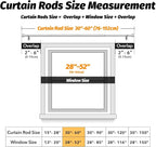 GEEBOBO 2 Pack Silver Curtain Rods - Image 5