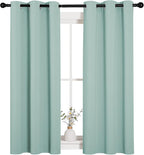 NICETOWN Window Curtain Panels, Thermal Insulated Solid Grommet Blackout - Image 2