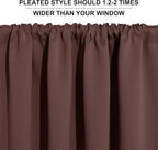RYB HOME Cafe Blackout Curtains 24 inch Length, RV Curtains - Image 8