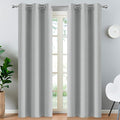 Yakamok Blackout Curtains for Bedroom, Grommet Thermal Insulated Room Darkening by Yakamok