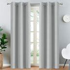 Yakamok Blackout Curtains for Bedroom, Grommet Thermal Insulated Room Darkening by Yakamok