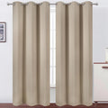 LEMOMO Khaki Thermal Blackout Curtains/42 x 95 Inch/Set of 2 Panels Room by Lemomo