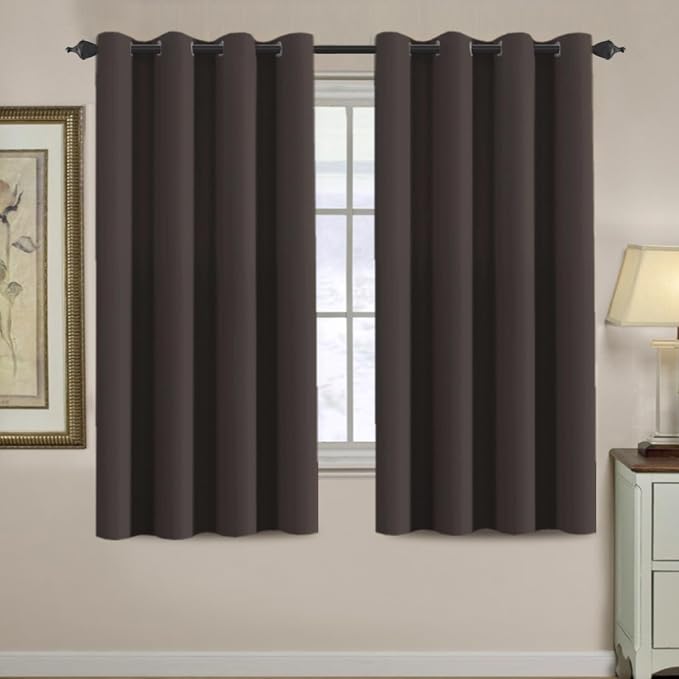 H.VERSAILTEX Blackout Curtains for Bedroom 63 Inches Length Thermal Insulated by HVERSAILTEX